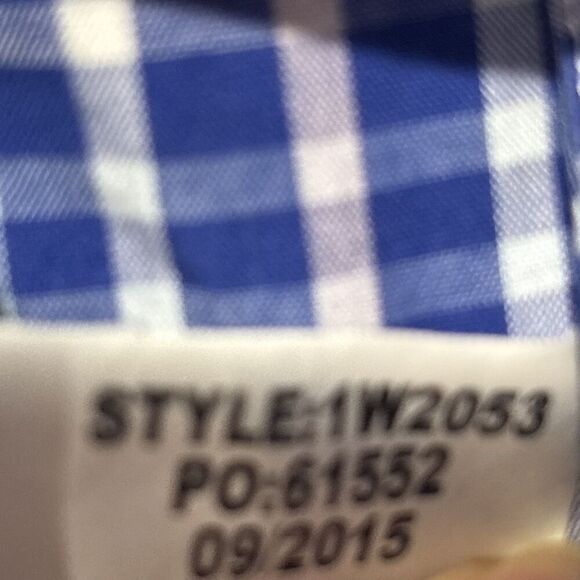 Vineyard Vines Men's Plaid Whale Shirt Button Down Pink Blue Size Large Preppy - Picture 15 of 15